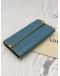 (RAYA PROMO) LOUIS VUITTON PORTE TRESOR INTERNATIONAL WALLET IN BLUE SUHALI LEATHER 