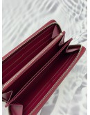 (RAYA PROMO) LOUIS VUITTON ZIPPY WALLET IN BURGUNDY EPI LEATHER 
