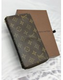 (RAYA PROMO) LOUIS VUITTON ZIPPY WALLET IN BROWN MONOGRAM CANVAS -FULL SET-