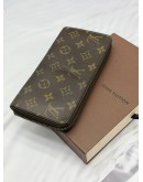 (RAYA PROMO) LOUIS VUITTON ZIPPY WALLET IN BROWN MONOGRAM CANVAS -FULL SET-