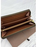 (RAYA PROMO) LOUIS VUITTON ZIPPY WALLET IN BROWN MONOGRAM CANVAS -FULL SET-