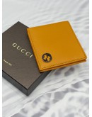 (RAYA PROMO) (UNUSED) GUCCI MULTIPLE WALLET IN ORANGE LEATHER 