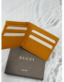(RAYA PROMO) (UNUSED) GUCCI MULTIPLE WALLET IN ORANGE LEATHER 