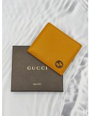 (RAYA PROMO) (UNUSED) GUCCI MULTIPLE WALLET IN ORANGE LEATHER 