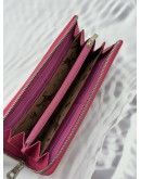 (RAYA PROMO) FURLA ZIP AROUND LONG WALLET IN LIGHT PINK LEATHER 