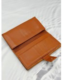 (RAYA PROMO) GUCCI CONTINENTAL WALLET IN ORANGE GG GUCCISSIMA LEATHER 