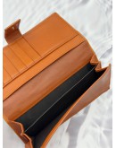 (RAYA PROMO) GUCCI CONTINENTAL WALLET IN ORANGE GG GUCCISSIMA LEATHER 