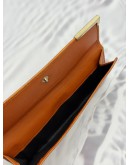 (RAYA PROMO) GUCCI CONTINENTAL WALLET IN ORANGE GG GUCCISSIMA LEATHER 