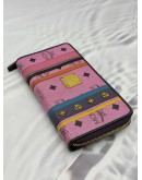 (RAYA PROMO) MCM ZIP AROUND LONG WALLET IN MULTICOLOR VISETOS LEATHER 
