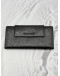 (RAYA PROMO) AMBASSADOR ROBERTA LONG FLAP WALLET IN BLACK LEATHER 