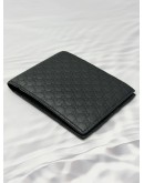 (RAYA PROMO) (LIKE NEW) GUCCI MULTIPLE WALLET IN BLACK GG MICROGUCCISSIMA LEATHER 
