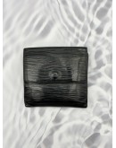 (RAYA PROMO) LOUIS VUITTON COMPACT WALLET IN BLACK EPI LEATHER 