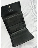 (RAYA PROMO) LOUIS VUITTON COMPACT WALLET IN BLACK EPI LEATHER 