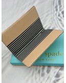 (RAYA PROMO) KATE SPADE SPICE THINGS UP CAMEL PASSPORT HOLDER IN BEIGE LEATHER 