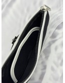 (RAYA PROMO) CHRISTIAN DIOR SUNGLASSES CASE IN BLACK WITH WHITE NEOPRENE 