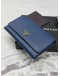 (RAYA PROMO) (LIKE NEW) PRADA WALLET ON STRAP IN BLUE SAFFIANO LEATHER