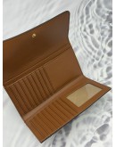 (RAYA PROMO) (LIKE NEW) MICHAEL KORS WALLET IN BROWN CANVAS WITH LEATHER 