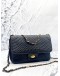 BALLY FLAP CHAIN SHOULDER AND CROSSBODY BAG IN BLACK LAMBSKIN LEATHER