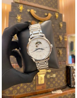 (LIKE NEW) 2016 BAUME & MERCIER CLASSIMA EXECUTIVES REF M0A08833 WHITE DIAL 40MM AUTOMATIC WATCH