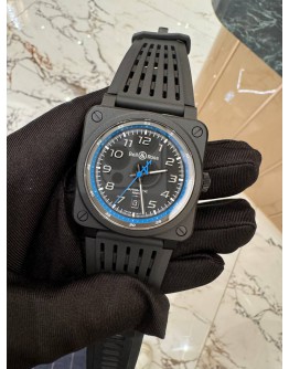 (BRAND NEW) 2023 BELL & ROSS BR 03-92 A522 ALPINE REF BR0392-A522-CE/SRB LIMITED TO 999 PIECES WORLDWIDE BLACK DIAL 42MM AUTOMATIC WATCH -FULL SET-