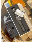 2022 BELL & ROSS BR 03-94 STEEL AVIATION CHRONOGRAPH REF BR0394 BLACK DIAL 42MM AUTOMATIC WATCH -FULL SET-