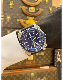 2023 BELL & ROSS BR 03-92 STEEL BLUE REF BR0392 BLUE DIAL 42MM AUTOMATIC WATCH -FULL SET-