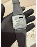 (UNUSED) 2022 BELL & ROSS BR03-92 PHANTOM CERAMIC BLACK 42MM AUTOMATIC WATCH -FULL SET-