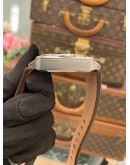 (UNUSED) 2020 BELL & ROSS BR 03-94 CHRONOGRAPH BLACK DIAL 42MM AUTOMATIC WATCH -FULL SET-