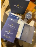 (UNUSED) 2020 BREITLING SUPEROCEAN HERITAGE II 46 REF AB2020 BLUE DIAL 46MM AUTOMATIC WATCH -FULL SET-