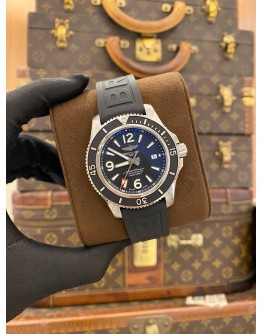 (LIKE NEW) 2022 BREITLING SUPEROCEAN 44 CHRONOMETER REF A17367 BLACK DIAL 44MM AUTOMATIC WATCH -FULL SET-