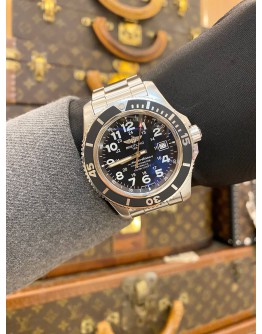 (LIKE NEW) 2021 BREITLING SUPEROCEAN II 44 REF A17392 BLACK DIAL 44MM AUTOMATIC WATCH 