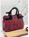 (LIKE NEW) BURBERRY SMALL BANNER TOP HANDLE AND SHOULDER BAG IN MULTICOLOR GRAFFITI PRINT CALFSKIN LEATHER
