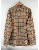 (LIKE NEW) BURBERRY CHECK SHIRT IN BEIGE