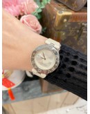 BVLGARI B.ZERO 1 LADIES REF BZ35S WHITE DIAL 35MM QUARTZ WATCH