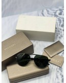 (LIKE NEW) BVLGARI PILOT SUNGLASSES IN DARK GREEN -FULL SET- 