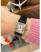 (UNUSED) 2022 CARTIER TANK MUST STEEL REF WSTA0060 SILVER WITH ROMAN NUMERALS DIAL 22MM QUARTZ WATCH -FULL SET-