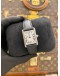 (UNUSED) 2022 CARTIER TANK MUST STEEL REF WSTA0060 SILVER WITH ROMAN NUMERALS DIAL 22MM QUARTZ WATCH -FULL SET-