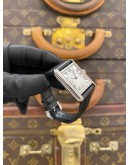 (UNUSED) 2022 CARTIER TANK MUST STEEL REF WSTA0060 SILVER WITH ROMAN NUMERALS DIAL 22MM QUARTZ WATCH -FULL SET-