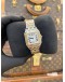 (LIKE NEW) 2025 CARTIER PANTHÈRE DE CARTIER 18K 750 YELLOW GOLD REF W2PN0007 WHITE ROMAN NUMERALS DIAL 27MM X 37MM QUARTZ WATCH