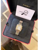 (LIKE NEW) 2025 CARTIER PANTHÈRE DE CARTIER 18K 750 YELLOW GOLD REF W2PN0007 WHITE ROMAN NUMERALS DIAL 27MM X 37MM QUARTZ WATCH