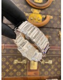 (BRAND NEW) (FULL STICKER) 2026 CARTIER TANK MUST DE CARTIER XL REF WSTA0053 SILVER ROMAN NUMERALS DIAL 41MM X 31MM AUTOMATIC WATCH -FULL SET-