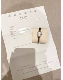 2020 CARTIER TONNEAU MINI 18K 750 WHITE GOLD FACTORY DIAMOND LIMITED EDITION REF 2545 WHITE ROMAN NUMERALS DIAL 15MM X 27MM QUARTZ WATCH 