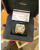 2018 CARTIER SANTOS 100 XL REF 2656 WHITE ROMAN NUMERALS DIAL 38MM X 51MM AUTOMATIC WATCH