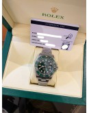 2018 ROLEX SUBMARINER DATE HULK REF 116610 GREEN DIAL 40MM AUTOMATIC WATCH