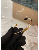(UNUSED) 2023 CARTIER LOVE CUFF BRACELET SIZE 18 IN 18K 750 ROSE GOLD -FULL SET-
