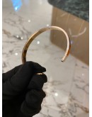 (UNUSED) 2023 CARTIER LOVE CUFF BRACELET SIZE 18 IN 18K 750 ROSE GOLD -FULL SET-