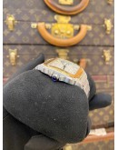 (LIKE NEW) 2023 CARTIER SANTOS DE CARTIER LARGE 18K 750 YELLOW GOLD REF 4072 WHITE ROMAN NUMERALS DIAL 39.8MM X 47.5MM AUTOMATIC WATCH