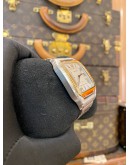 (LIKE NEW) 2023 CARTIER SANTOS DE CARTIER LARGE 18K 750 YELLOW GOLD REF 4072 WHITE ROMAN NUMERALS DIAL 39.8MM X 47.5MM AUTOMATIC WATCH