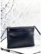 CELINE TRIO CROSSBODY BAG IN BLACK LAMBSKIN LEATHER 