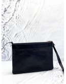 CELINE TRIO CROSSBODY BAG IN BLACK LAMBSKIN LEATHER 